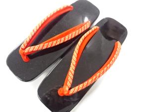 漆塗り　桐下駄(23.5センチ)